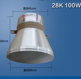 28 Khz 100w Ultrasonic Cleaning Transducer Sensor สำหรับการทำความสะอาดเครื่องจักร