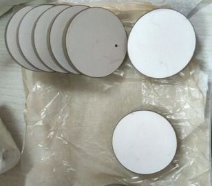 Round Piezo Ceramic Plate P4 / P8 สำหรับเซ็นเซอร์อัลตราโซนิค / อุปกรณ์ขนาดเล็ก