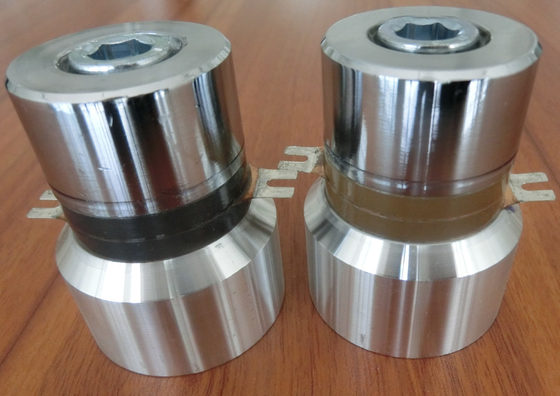 60w 33k Piezoelectric Ultrasonic Transducer เซนเซอร์ Stainless Steel