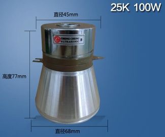 25 Khz ความถี่การทําความสะอาด Ultrasonic Piezo Transducer