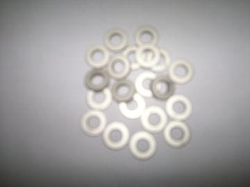 แหวนเซรามิค Piezoelectric Ceramic pzt8 คุณภาพสูง 25/10/4 สำหรับเครื่องทางการแพทย์และเครื่องแปลงสัญญาณเชื่อม