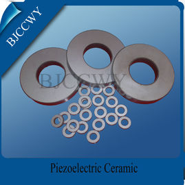 วงแหวนรูปร่าง Piezo Ceramic Plate 24mm 50Khz สำหรับ Transducer อัลตราโซนิค