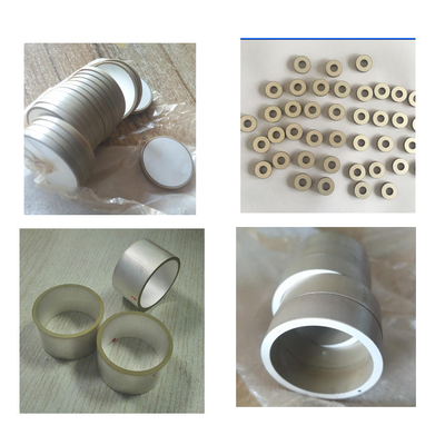 P8 Piezoelectric Ceramic Tube Plate Ring Positive And Negative Electrode